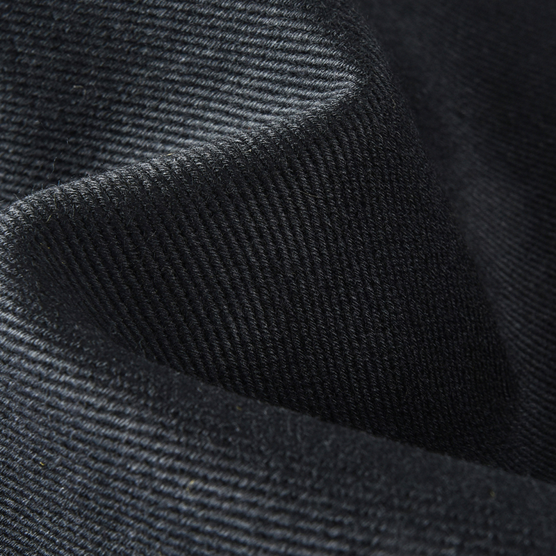 Black Fire Fireproof Workwear Fabric With Durable Flame Resistant Texture For Industrial Workwear Use